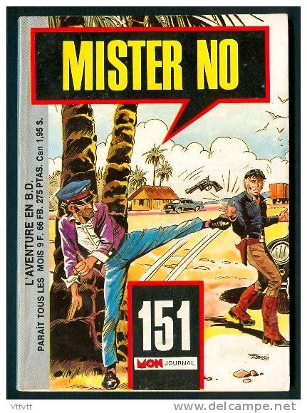 MISTER NO, N° 151 (Aout 1988) Mon Journal - Mister No