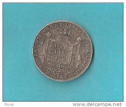 DUCATO DI PARMA MARIA LUIGIA  D' AUSTRIA   2 LIRE 1815 MILANO - Parma