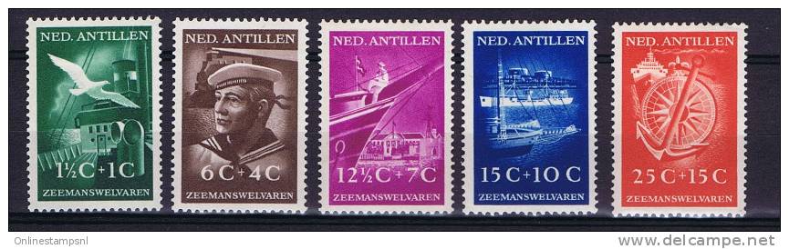 Netherland Antilles  1952  Nr 239-243   Unused  MH - Curaçao, Nederlandse Antillen, Aruba