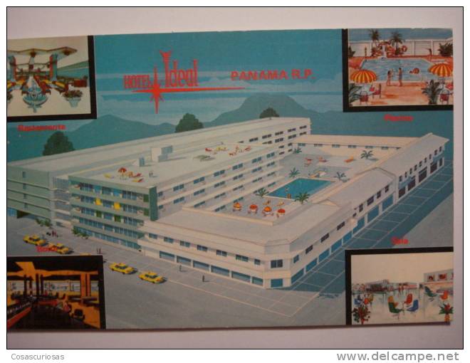 212 PANAMA HOTEL IDEAL   POSTCARD YEARS  1960 OTHERS SIMILAR IN MY STORE - Panama