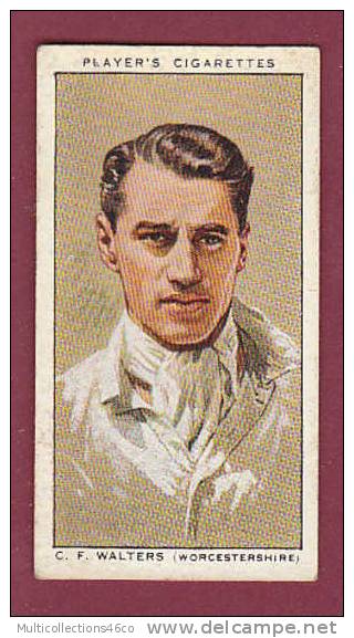 IMAGE PUB CIGARETTE - PLAYER'S - CRICKETERS 1934 N° 31 - C.F. WALTERS (Worcestershire) - Player's