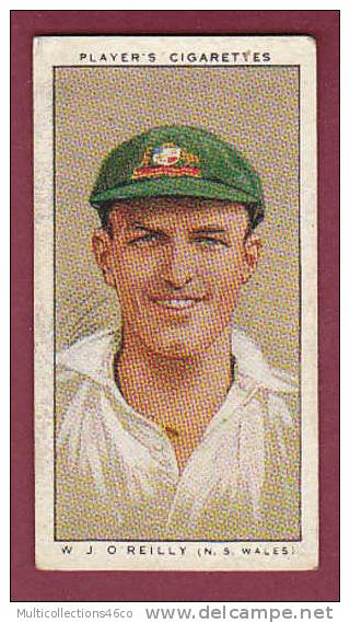 IMAGE PUB CIGARETTE - PLAYER'S - CRICKETERS 1934 N° 47 - W.J. O'REILLY (N.S. Wales) - Player's