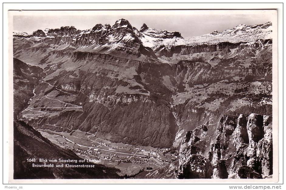 SWITZERLAND - Saasberg Auf Linthal, Panorama - Linthal