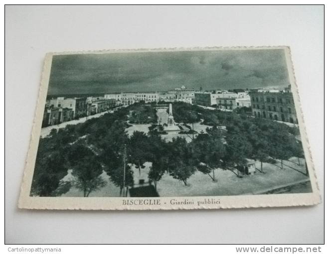 Bisceglie Giardini Pubblici Monumento Ai Caduti - Bisceglie