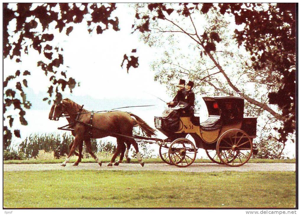 Carrozza Per Posta E Passeggeri Svezia Fine ´ 800 (stampa Recente) - Taxi & Fiacre