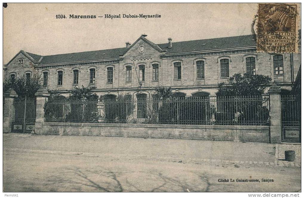 MARENNES - Hôpital Dubois-Meynardie - Marennes