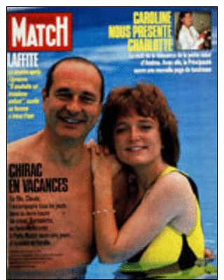 Paris Match 1986 N° 1942 15 Août Chirac Jean Gabin Patrizia Politti Jacques Laffite Liban Michel Baroin Eddie Et Cathy B - Gente