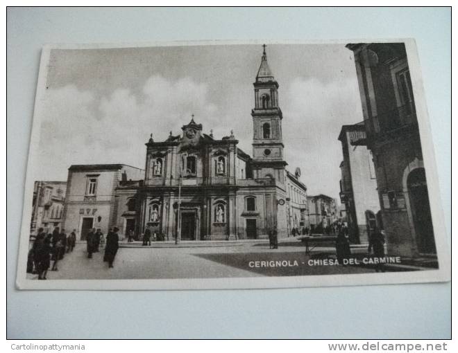 Cerignola   Provincia Di Foggia Chiesa Del Carmine Movimentata - Cerignola