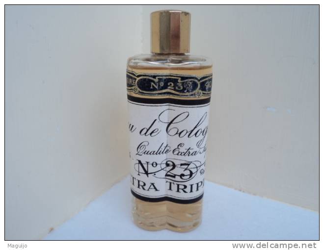 SEMI ANCIEN EDC E.LOOS PARFUMEUR FLACON QUADRILOBE  LIRE & VOIR !! - Miniatures Femmes (sans Boite)