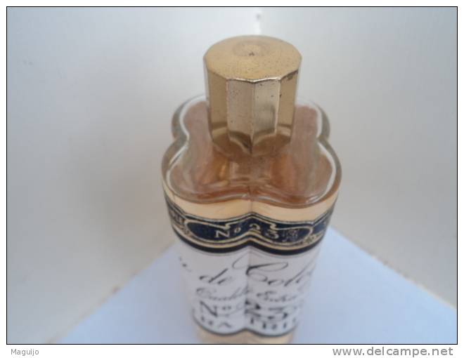 SEMI ANCIEN EDC E.LOOS PARFUMEUR FLACON QUADRILOBE  LIRE & VOIR !! - Miniaturen Damendüfte (ohne Verpackung)