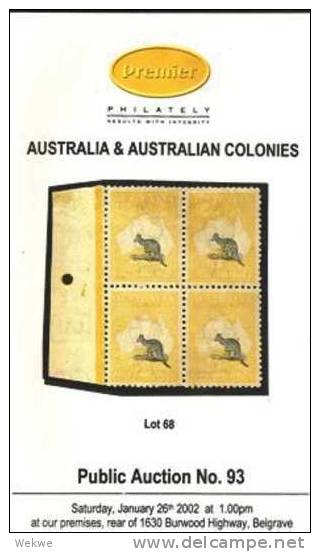 Australia And Colonies, Especially Strong On Australian States. - Auktionskataloge