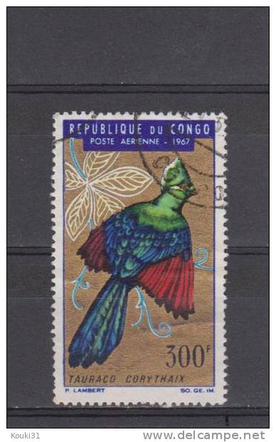 Congo YT PA 53 Obl : Touraco - Cuckoos & Turacos