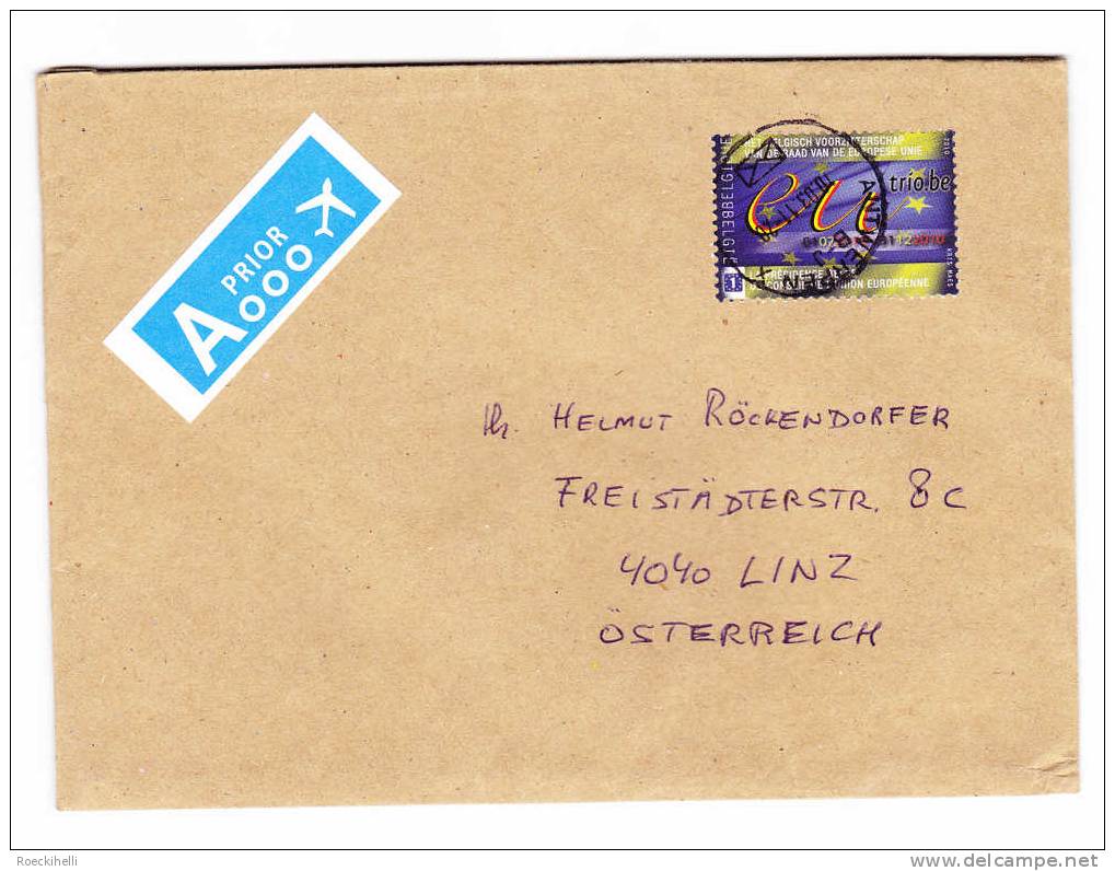 10.03.2011  -  Bedarfsbeleg Aus Belgien, Gelaufen  -  S. Scan  (be 1001) - Briefe U. Dokumente