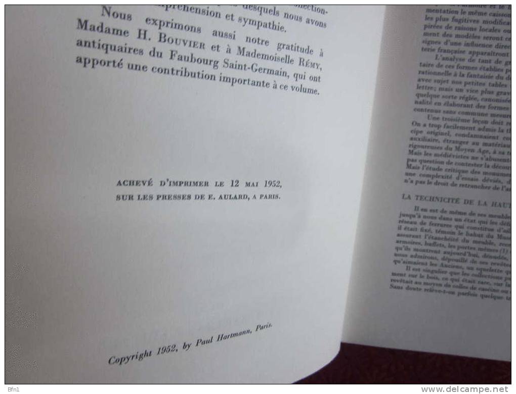 LE  MEUBLE  LEGER  EN  FRANCE  1952- DEVINOY -JANNEAU; - Innendekoration