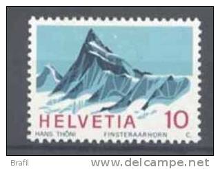 1966 Svizzera, Monte Finsteraarhorm , Serie Completa Nuova (**) - Ongebruikt