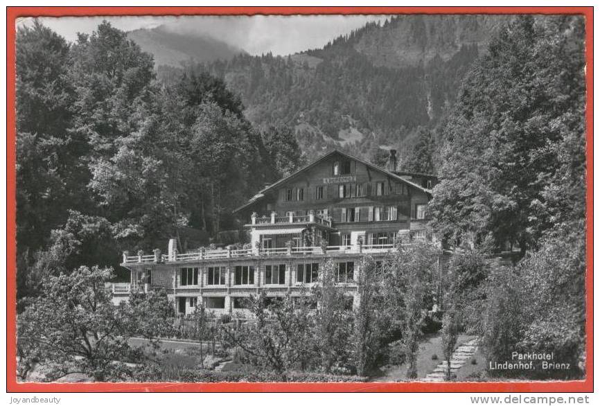 H022, Parkhotel , Lindenhof , Brienz , Circulée  1965 - Brienz