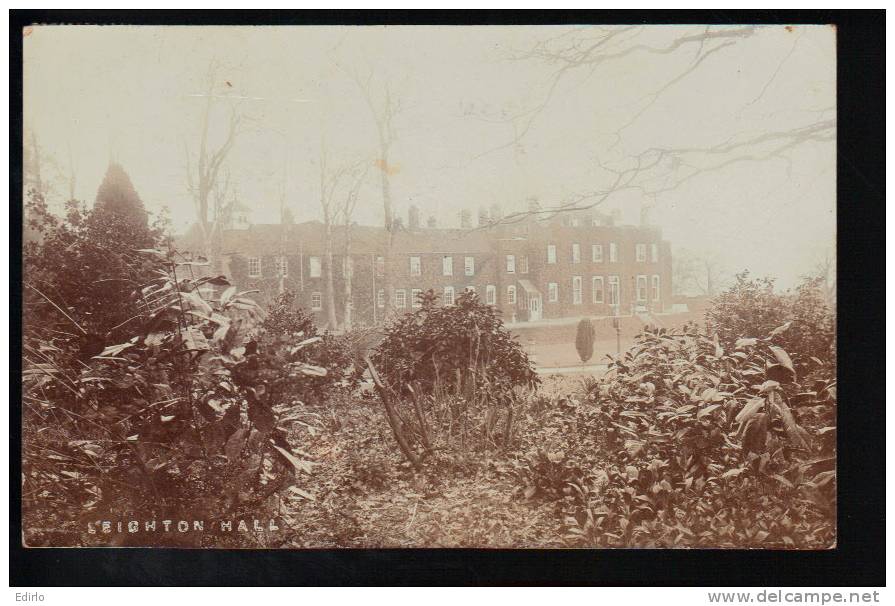 Bedfordshire -  LEIGHTON Hall - Stamped 1910 - Other & Unclassified