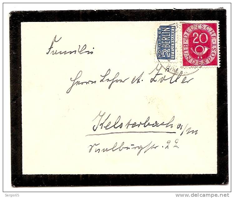 Letter- Traveled 1952th - - Covers & Documents