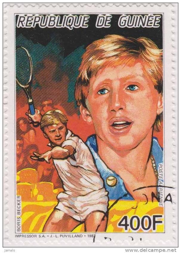 Boris Becker, Tennis Player, Sports, Used Guinea - Tennis