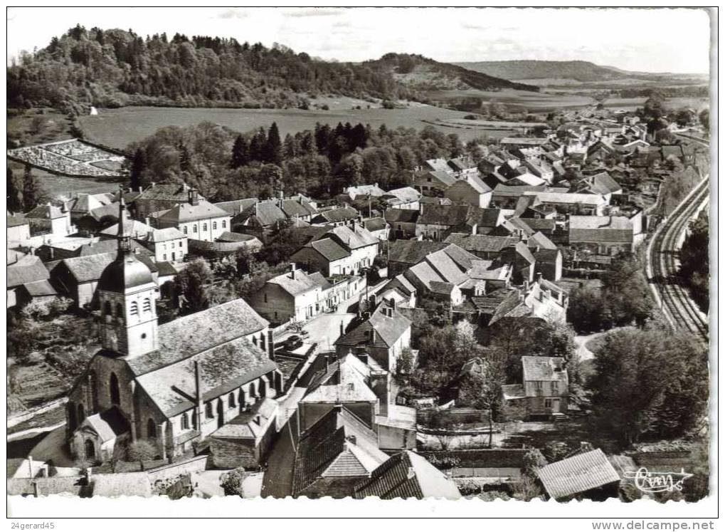 CPSM ANDELOT (Haute Marne) - Vue Générale L´église Et Place Général Dillemann - Andelot Blancheville