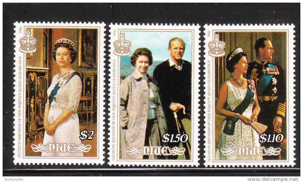 Niue 1986 Queen Elizabeth II 60th Birthday MNH - Niue