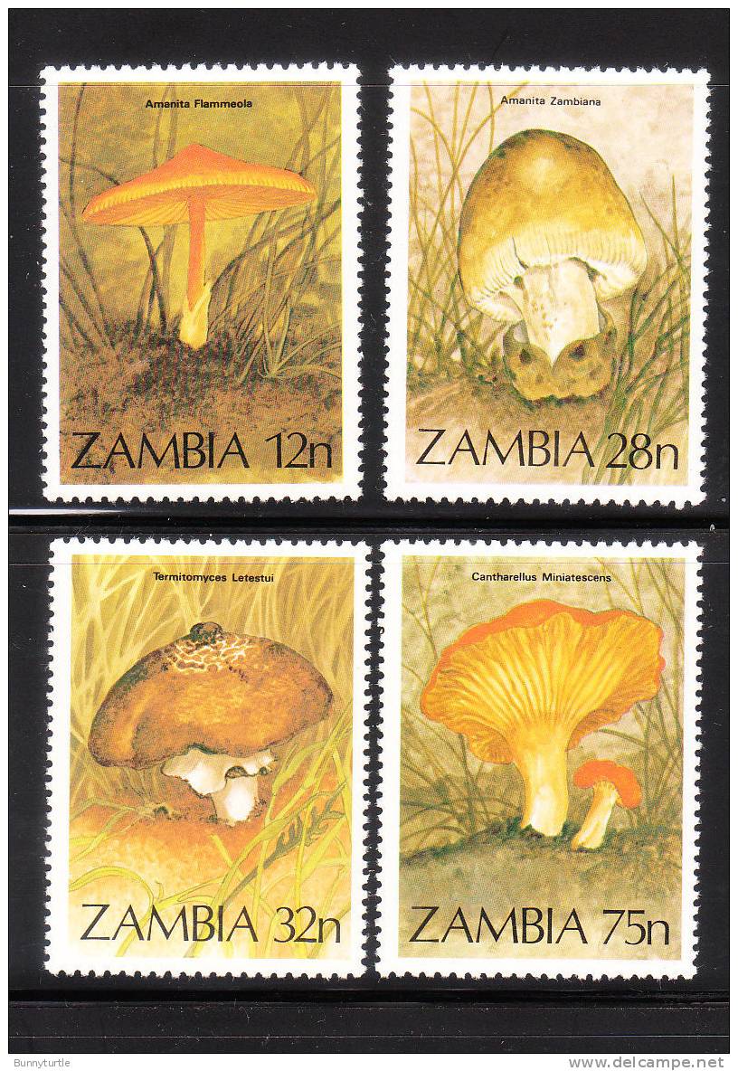 Zambia 1984 Local Mushrooms MNH - Zambie (1965-...)