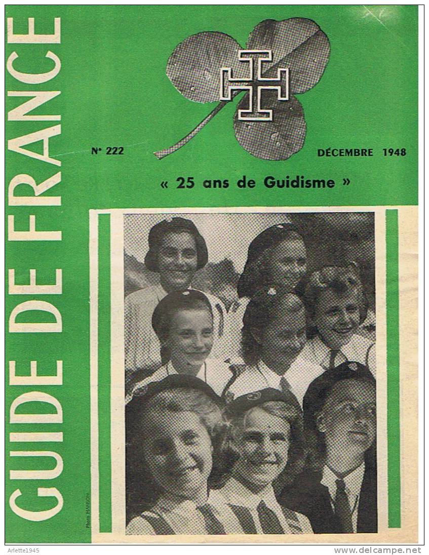 GUIDE DE FRANCE   1948    37 PAGES  NOMBREUSES PHOTOS - Pfadfinder-Bewegung