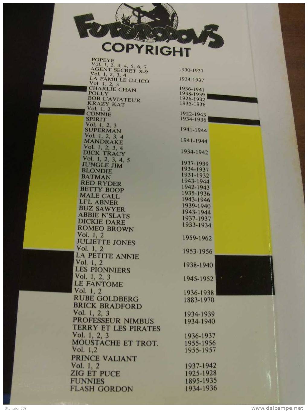 TERRY ET LES PIRATES. Milton CANIFF. Vol 4. 1937-38. Capitaine Judas. Général Klang. Dradon Lady. Ed Futuropolis 1987