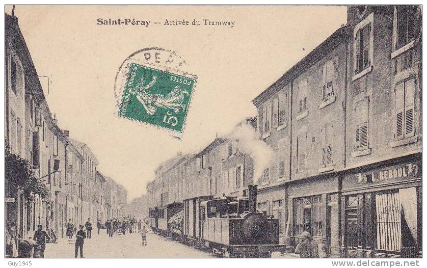 St PERAY : Arrivée Du Tramway - Saint Péray