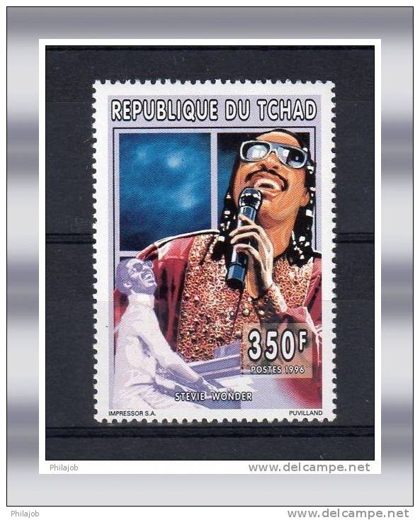 TCHAD 1996 Neuf ** MNH " STEVIE WONDER ". Parfait état Et Prix Dégressif. - Sänger