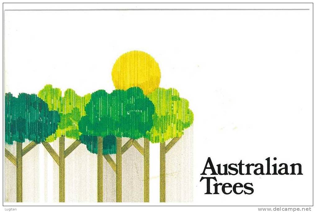 FILATELIA  - AUSTRALIA SERIE COMMEMORATIVA ALBERI 4  VALORI NUOVI MNH - AUSTRALIAN TREES - Presentation Packs