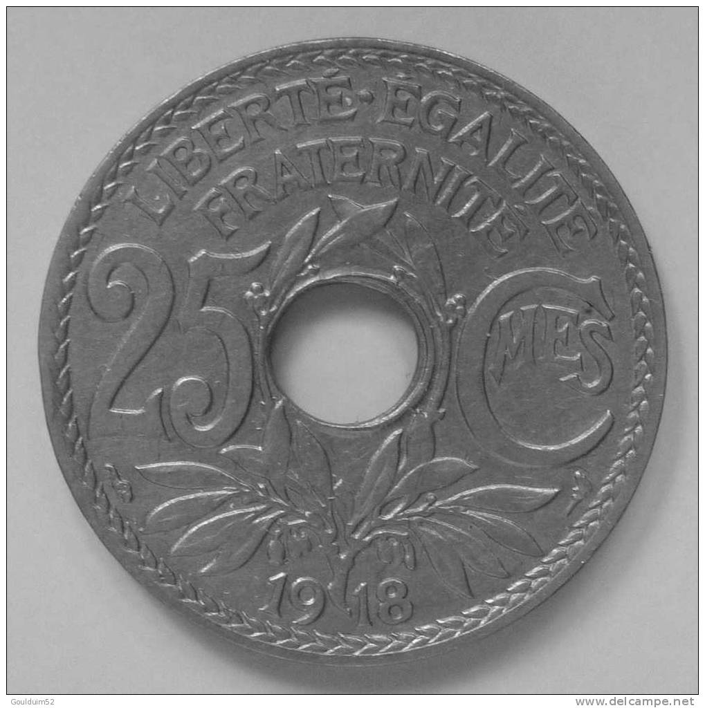 25 Centimes 1918   Lindauer - 25 Centimes