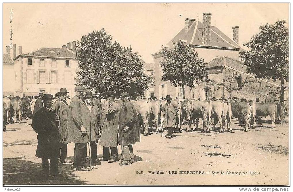 Vendée -      Les Herbiers    - Sur Le Champ De Foire - Fiere