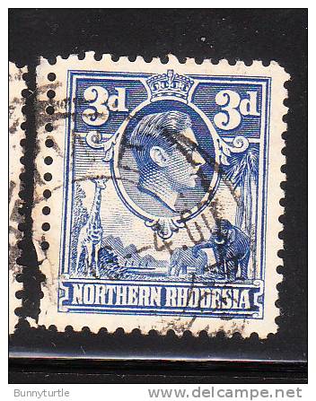 Northern Rhodesia 1938-52 King George VI 3p Used - Nordrhodesien (...-1963)