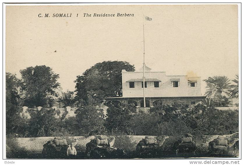C.M. Somali 1 The Residence Berbera Caravane Chameaux British Flag - Somalie