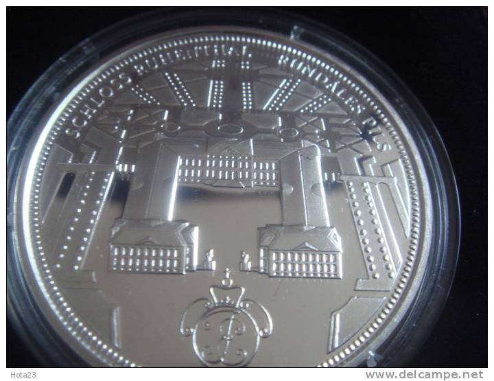 Latvia 2011 Palace Rundale Silver Coin 1 Lats Rastrelli - Italia - France - Russia Arhitekture - Letonia
