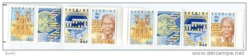 Sweden 1989 Sc 1775A FA H400 MNH Nobel Laureates - 1981-..