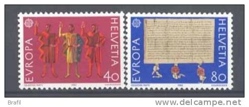 1982 Svizzera, Europa , Serie Completa Nuova (**) - Unused Stamps