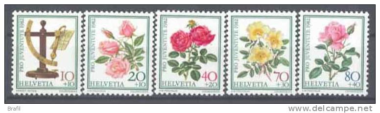 1982 Svizzera, Pro Juventute , Serie Completa Nuova (**) - Unused Stamps