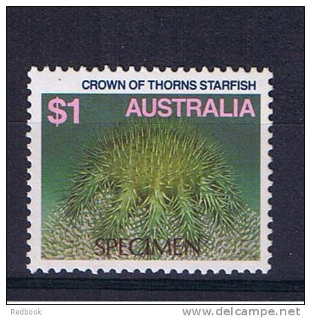 RB 726 - Australia 1984 Specimen Stamp $1 Crown Of Thorns Starfish - Marine Life Definitive MNH - Neufs