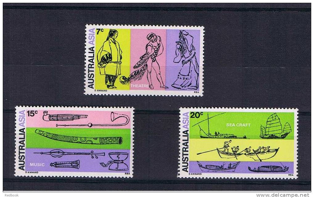 RB 726 - Australia 1971 - Australia Asia Congress Set Of 3 Stamps MNH - Ongebruikt
