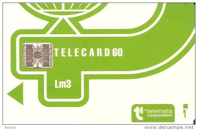 TARJETA DE MALTA DE TELECARD DE 60 UNITS - Malta