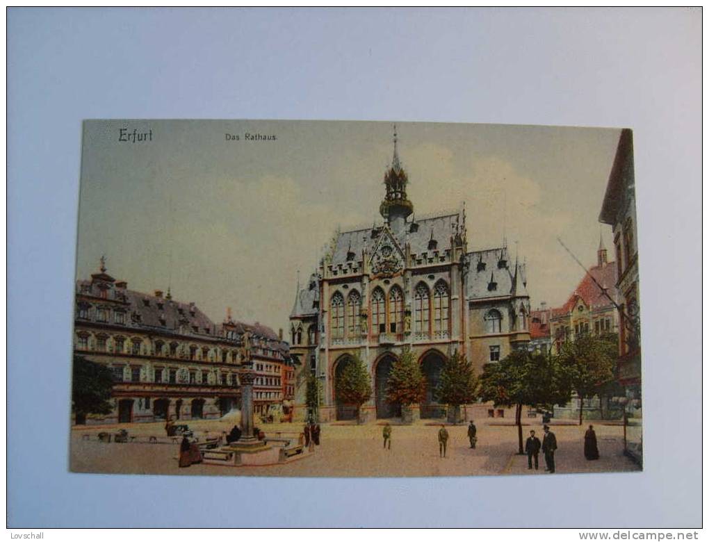 Erfurt. - Das Rathaus. - Erfurt