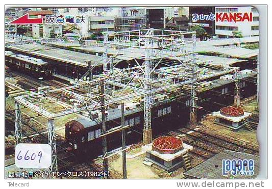 Carte Prépayée  Japon * TRAIN * KANSAI  (6609) * Japan Prepaid Card * Eisenbahn ZUG * Karte * TREIN - Eisenbahnen