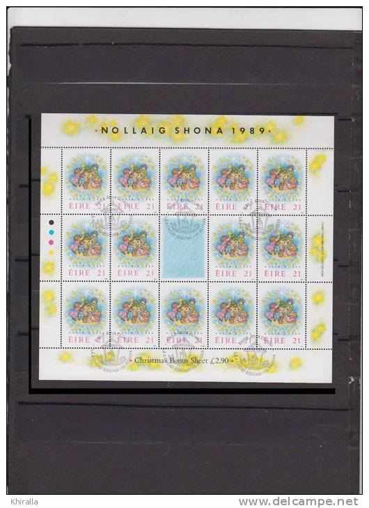 NOEL IRLANDE 1989 COTE 15€00 - Blocks & Sheetlets