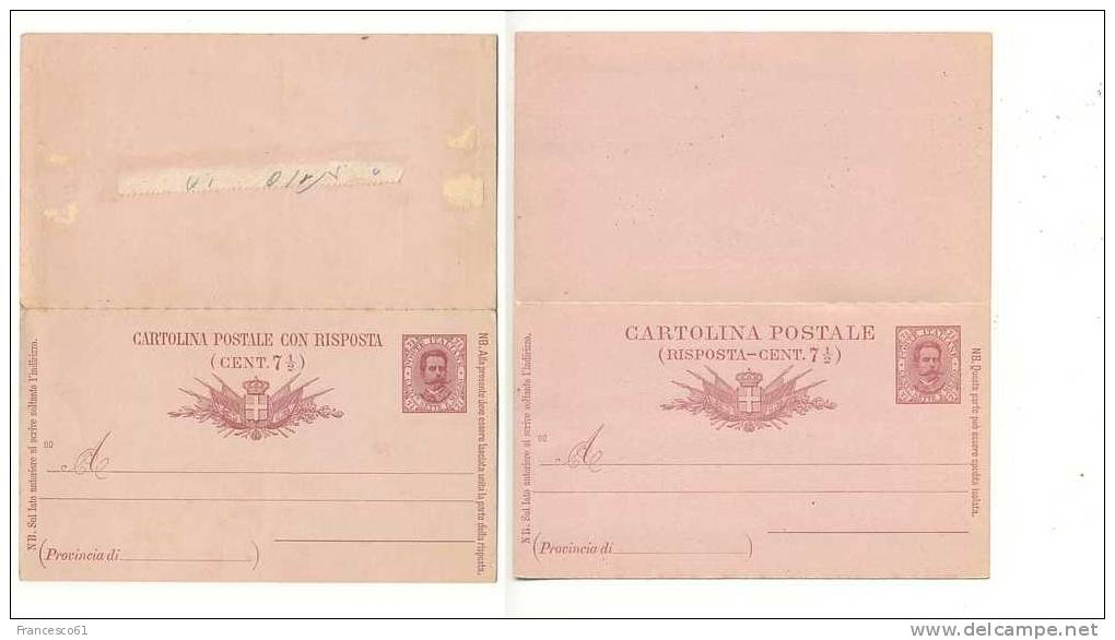 286) INTERO POSTALE RISPOSTA PAGATO C16 Nuovo - Entero Postal