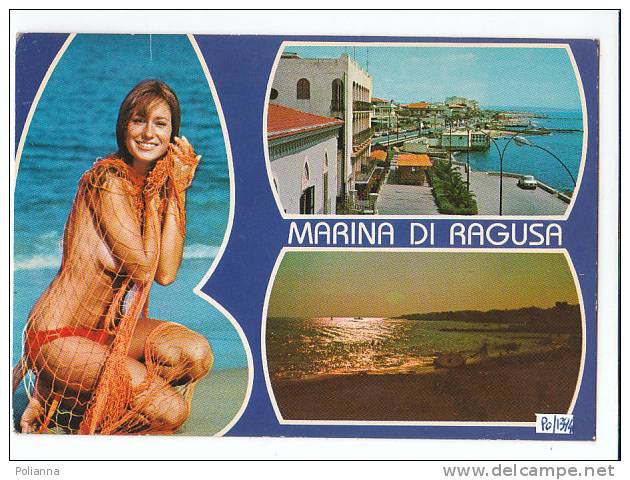PO1394# MARINA DI RAGUSA - Vedutine PIN UP - TOPLESS  VG 1986 - Ragusa