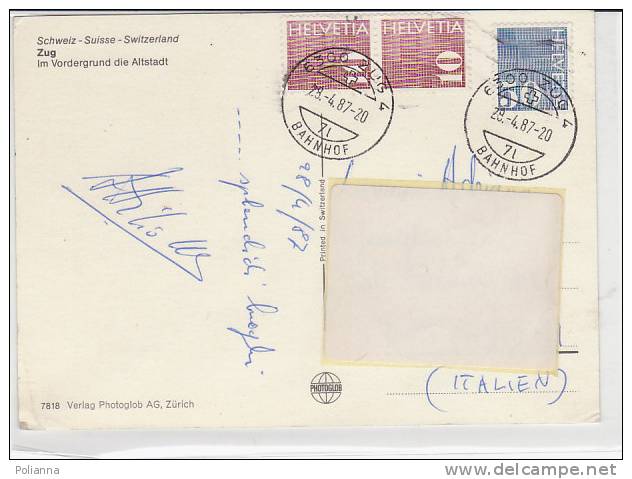 PO1528# SVIZZERA - ZUG  VG 1987 - Zugo