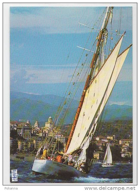 PO1677# NAVE - BARCA A VELA PURITAN - YACHT D'EPOCA IMPERIA   No VG - Péniches