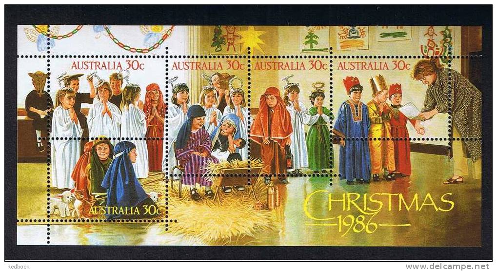 RB 726 - Australia 1986 Miniature Sheet - Xmas Christmas  MNH - Blocchi & Foglietti